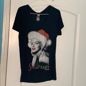 Marilyn Monroe Santa Top